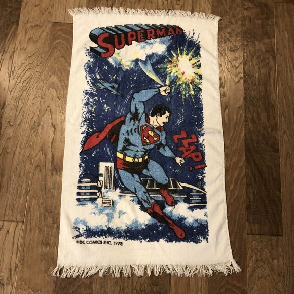 DC Comics Bath Superman Bath Towel Dc Comics Inc Superhero Cartoon